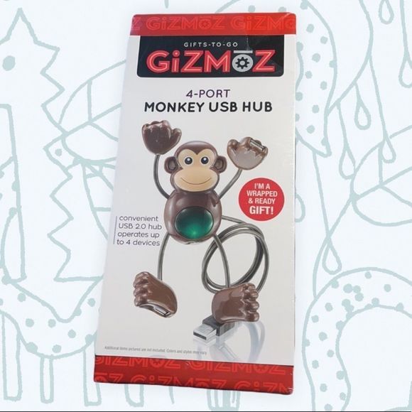 NEW GIZMOZ 4-port Monkey USB Hub - Picture 1 of 15